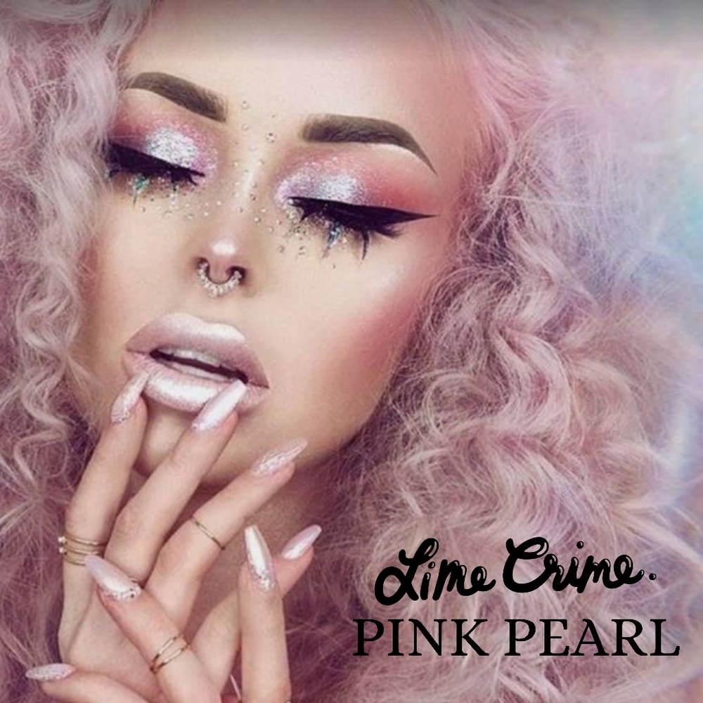 Lime Crime - Diamond Crushers Lip Topper - Pink Pearl - Full size, Rare, New